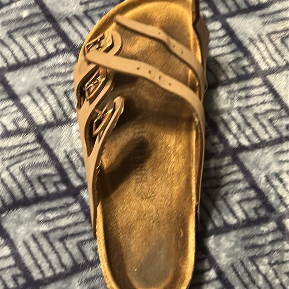 Womens 38 Birkenstock Florida Slides Soft Footbed - Picture 4 of 6